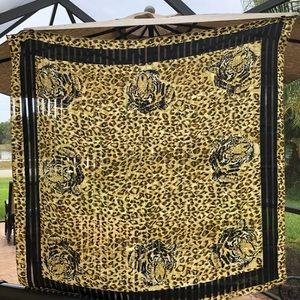 Huge leopard/Cheetah scarf/swim wrap